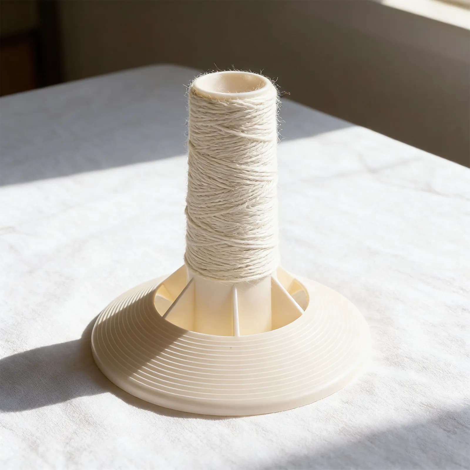 Bobina di ricambio in plastica per avvolgitore di filati, diametro 3,8 cm, per avvolgitore manuale, universale, per lavori a maglia di precisione