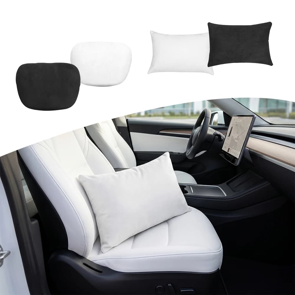 For Tesla Model 3 Highland Model Y Juniper Model YL Model Y 3 Car Seat Headrest Neck Pillow Lumbar Support Interior Accessory