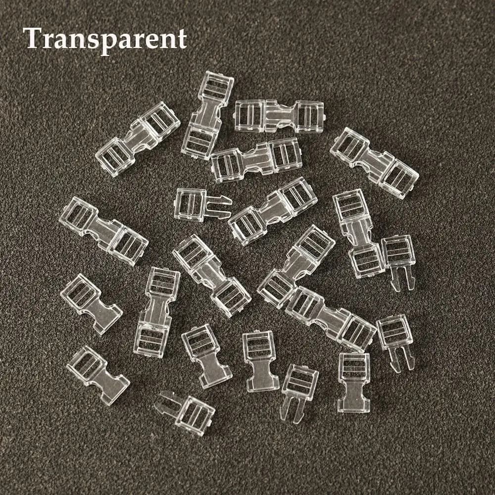 20pcs 4mm DIY Bracelet Webbing Asseccories Mini Buckle Handmade Backpack Button Dog Collar Strap Doll Bags Buckles