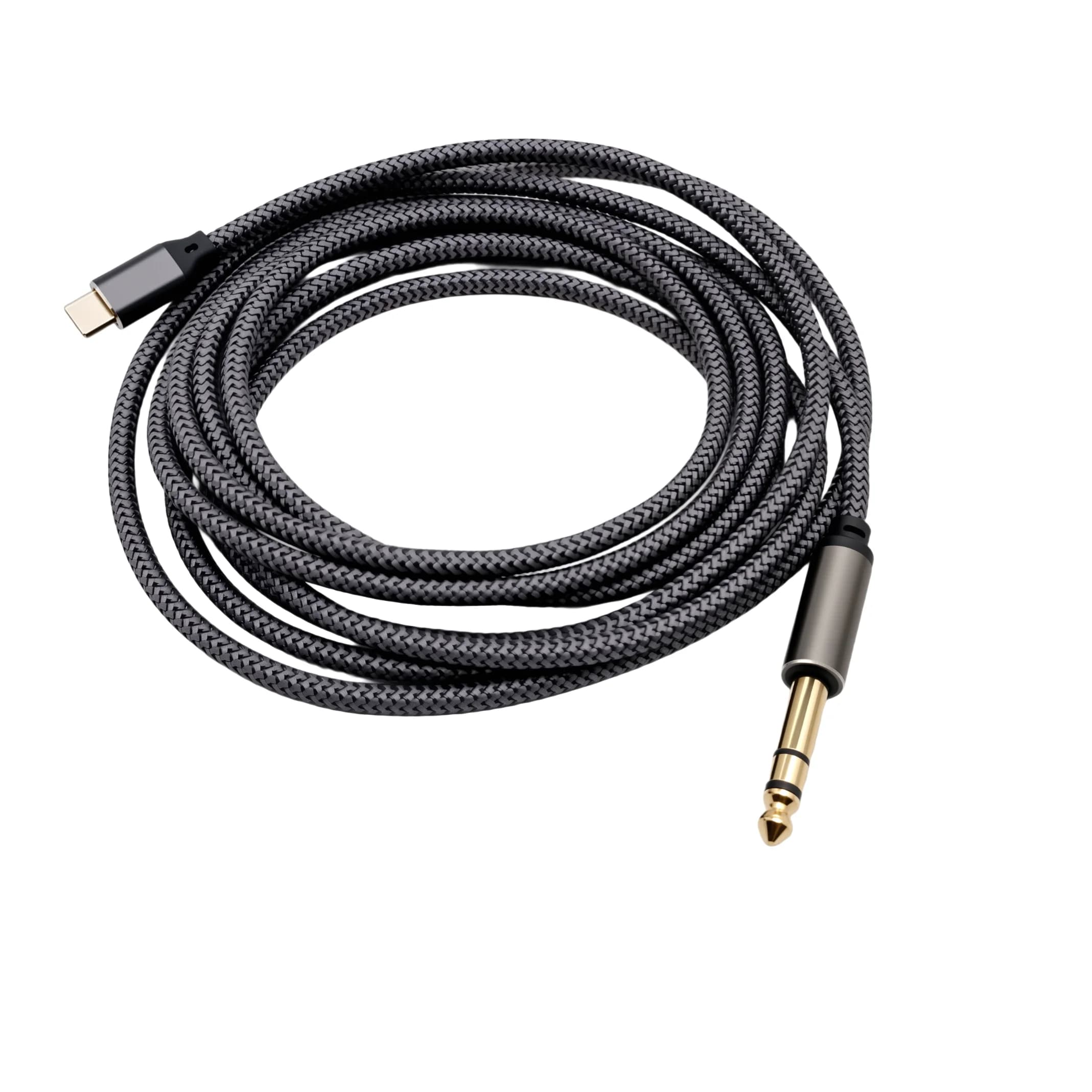 Cavo USB C a Jack Audio da 1/4 di Pollice, Cavo Stereo HiFi da Tipo C a 6,35mm TRS con DAC per Amplificatori, Altoparlanti e Console di Mixaggio