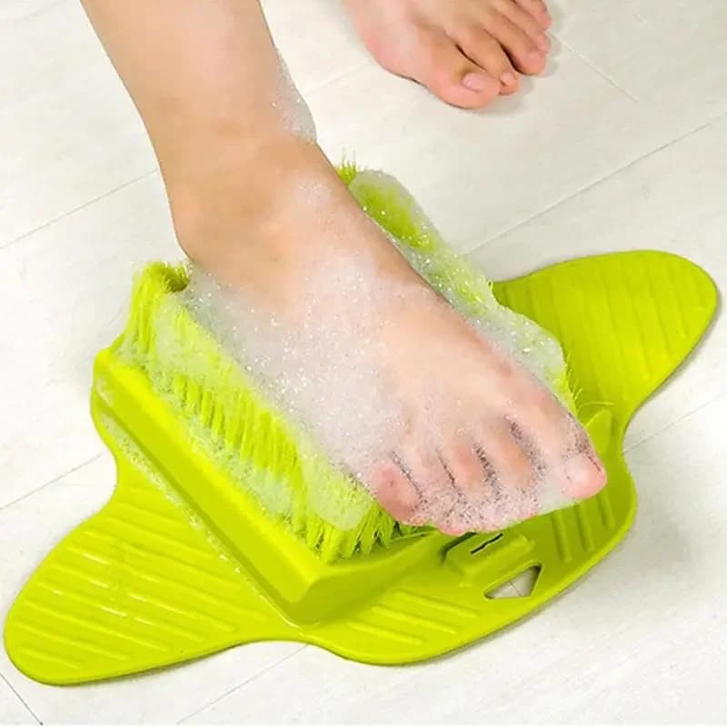 Doccia da bagno in plastica spazzola per piedi Scrubber piedi per scarpe da bagno pantofole da massaggio spazzola Scrub doccia esfoliante Spa rimuovi pelle morta