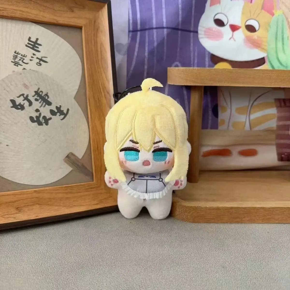 Fate Saber Figura carina Peluche Bambola di cotone ripiene Zaino Ciondolo Ragazzo Ragazza Giocattoli Portachiavi Regalo