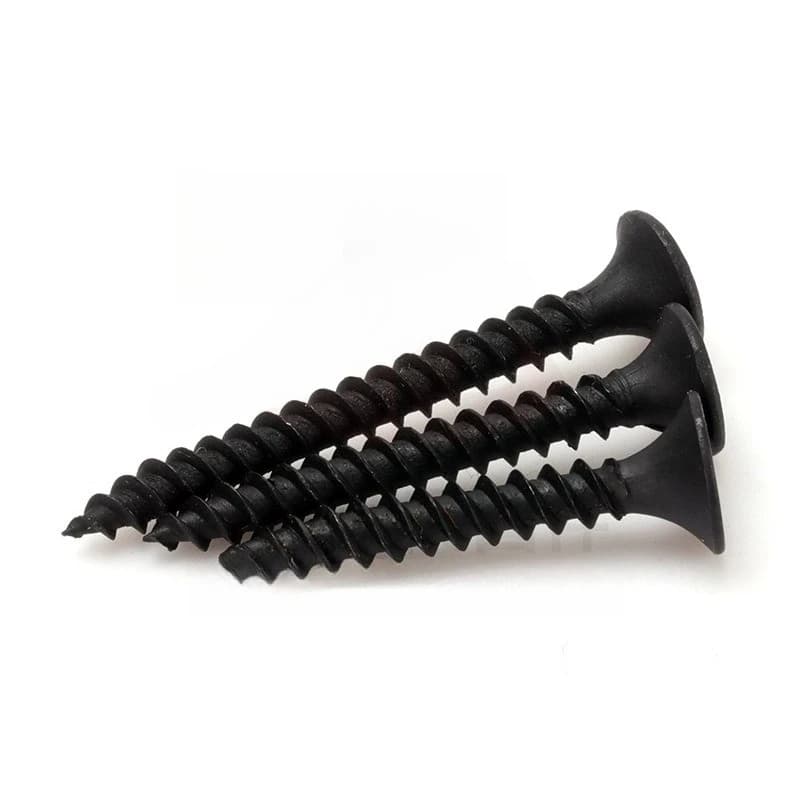 Black High Strength Dry Wall Nails Countersunk Cross Self-Tapping Screws Wall Panel Nails