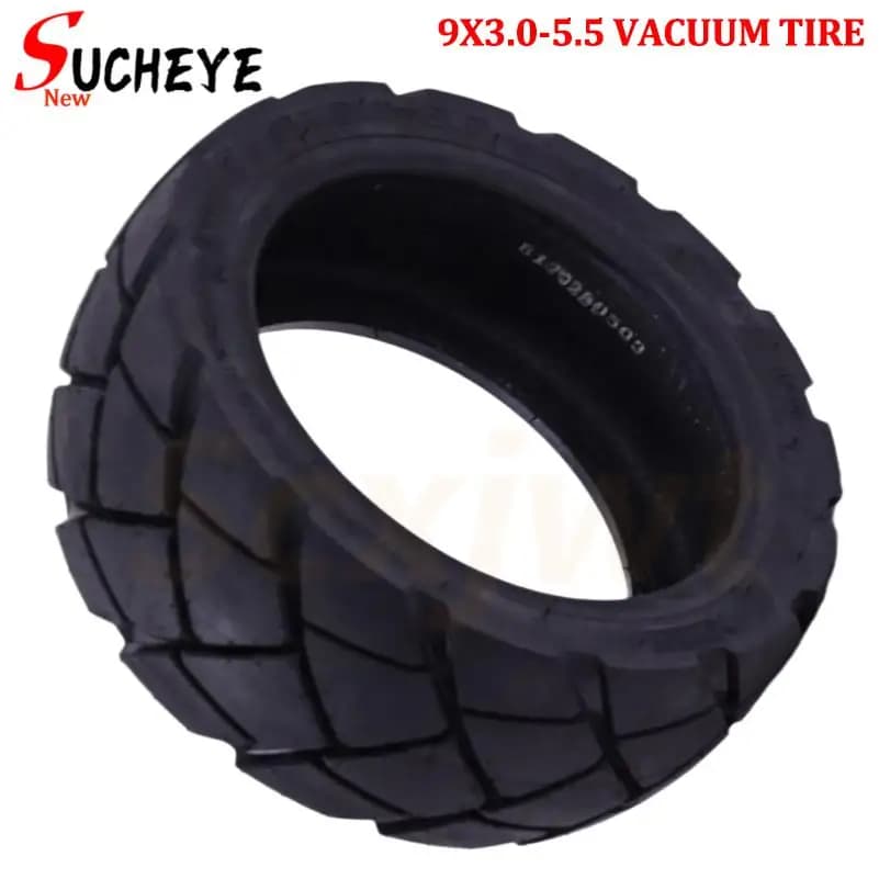 Electric scooter tire 9X3.0-5.5 vacuum large particle anti-skid replacement part set