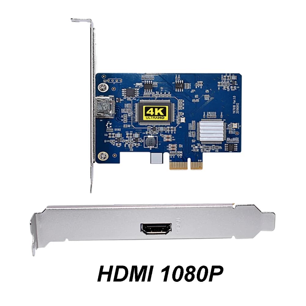 Scheda di acquisizione HDMI PCIE 4K 30Hz 1080P Streaming live HD85M Schede di acquisizione video HDMI Driver sistema operativo Windows Linux Plug And Play gratuito