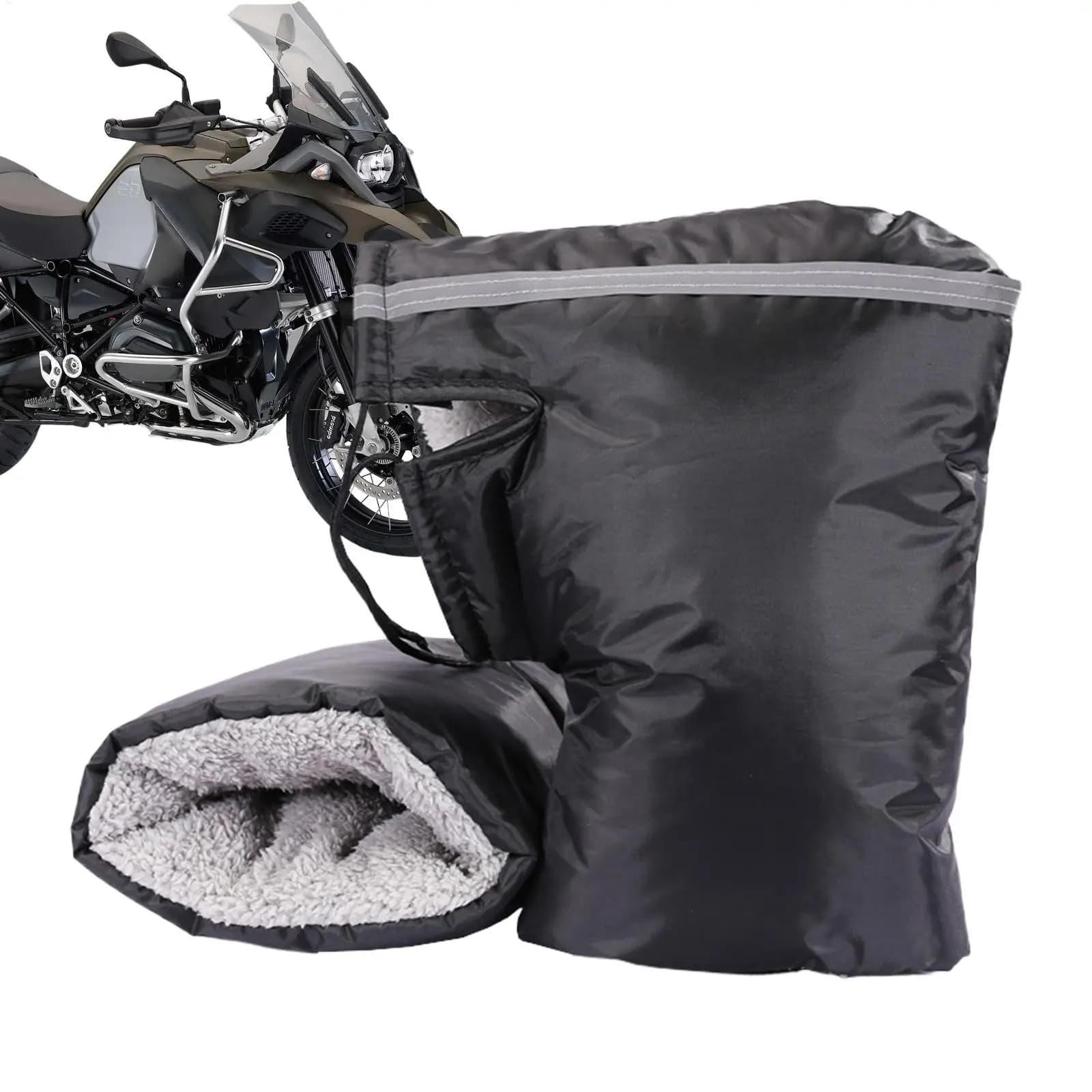 Guanti per Manubrio Caldi e Impermeabili, Coprimanubrio per Moto, Bici, Scooter, Escursioni, Campeggio, Pendolarismo e Weekend