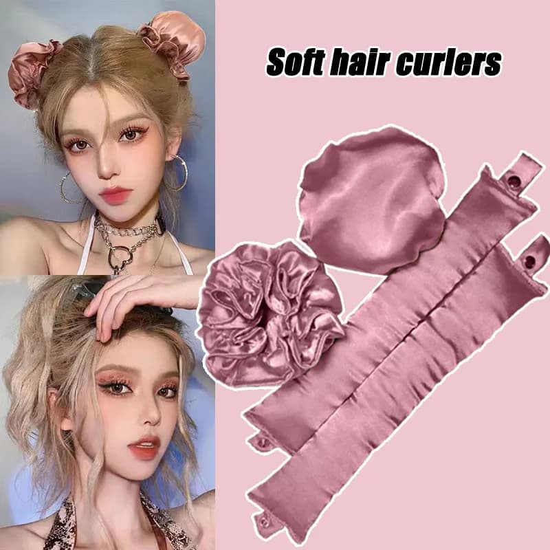 Soft Hair Curlers Women Rollers Heatless Hair Curling Headband Natural Curly Hair Does Styling Tool Set