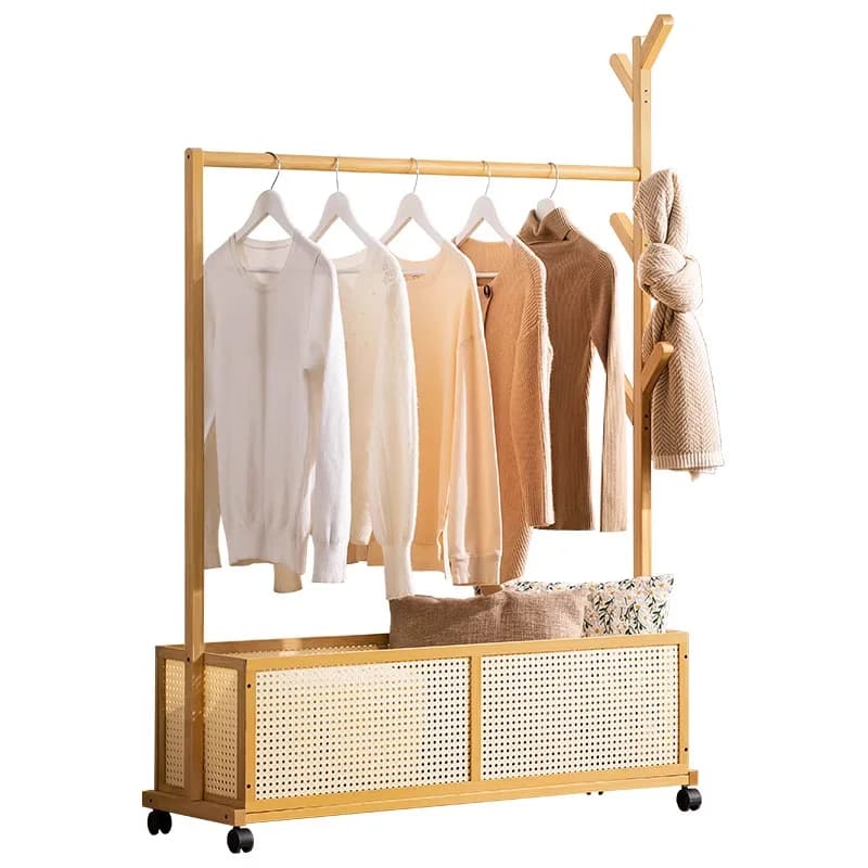 Floor hanger, domestic clothes hangers, simple vertical shelf for bedroom, clothes hangers