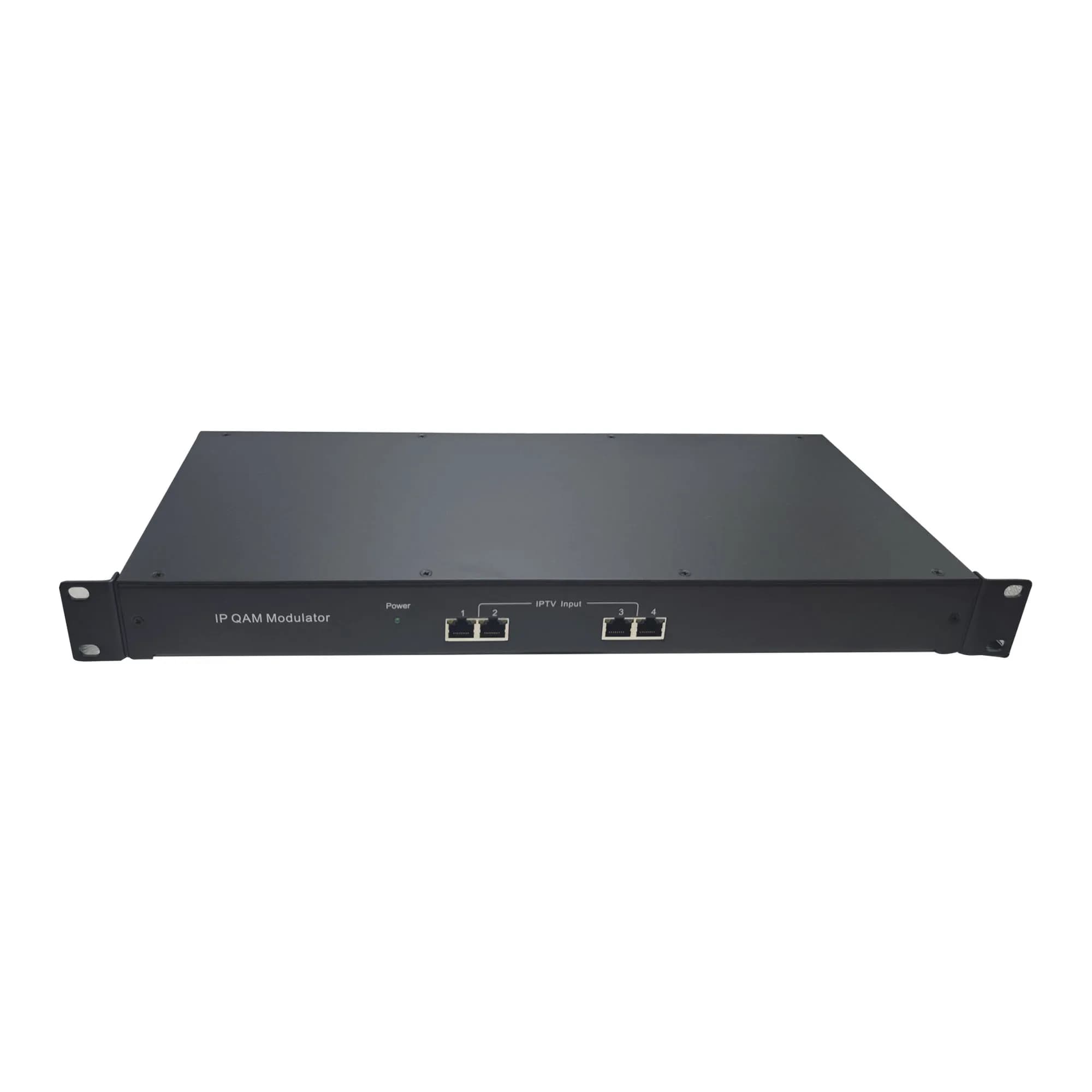 4 5 8 12 Channel IP to DVB-T DVB-C ISDBT ATSC Digital TV RF Modulator Cable Front-End Equipment USB to RF IP to RF