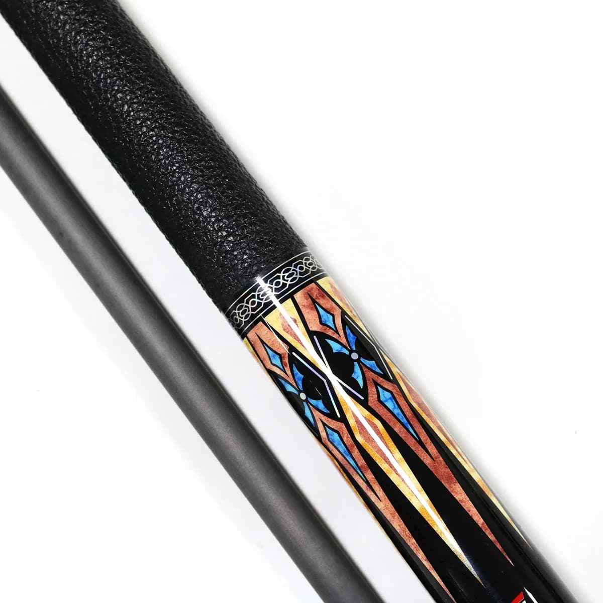 Stecca da biliardo da 1/2 pezzi superiore, albero completamente in fibra di carbonio con estensione, punta da 11,5 mm/12,5 mm per prestazioni migliorate
