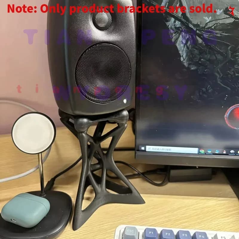 High‑strength Space‑saving Desktop Base Holder for Genelec 8010 G1 Multi‑angle Studio‑monitor Speaker Support Rack