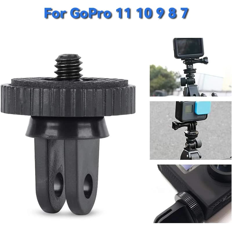 1/4 Screw Converter Universal Mini Adapter Tripod for Gopro 13 12 11 10 9 8 7 Insta360 X4 X2 X3 R DJI OSMO Action 5Pro 4 Camera