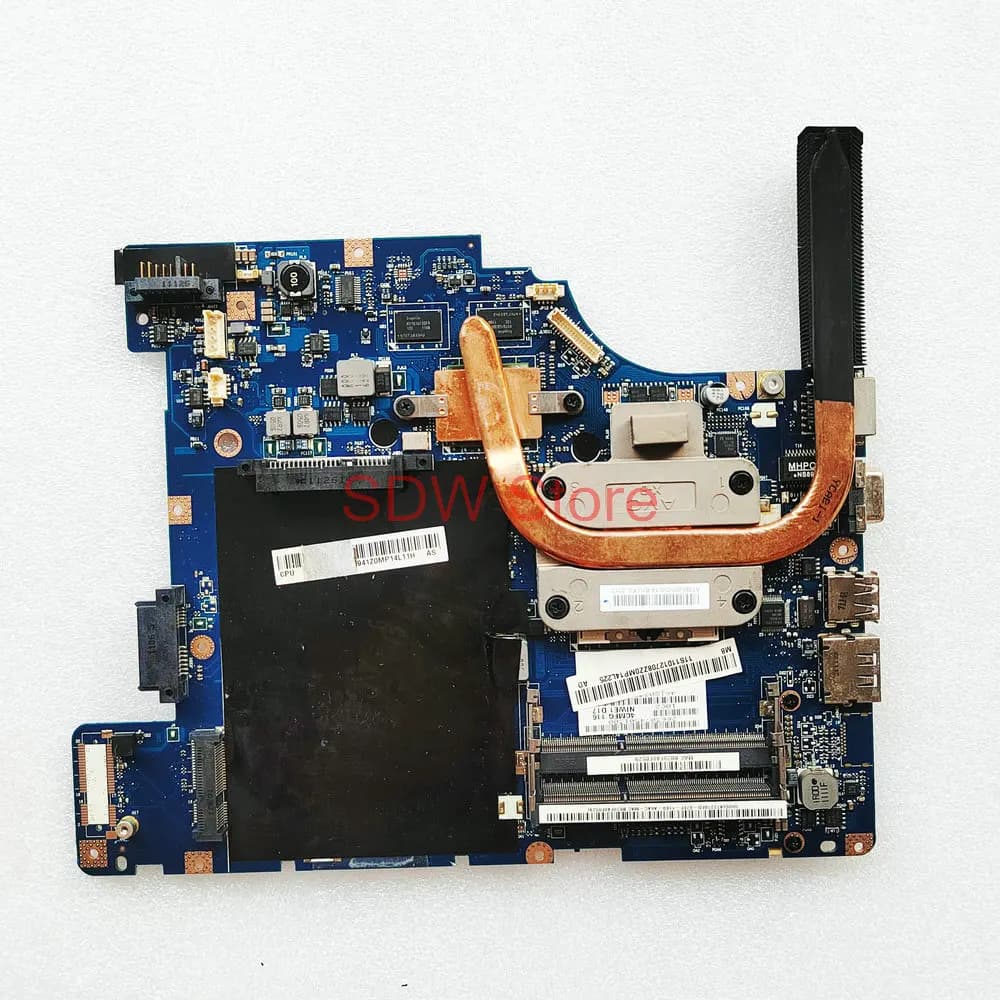 Per Lenovo Z460 G460 Notebook NIWE1 LA-5751P Scheda madre per laptop + CPU + dissipatore di calore HM55 DDR3 completamente testato al 100%