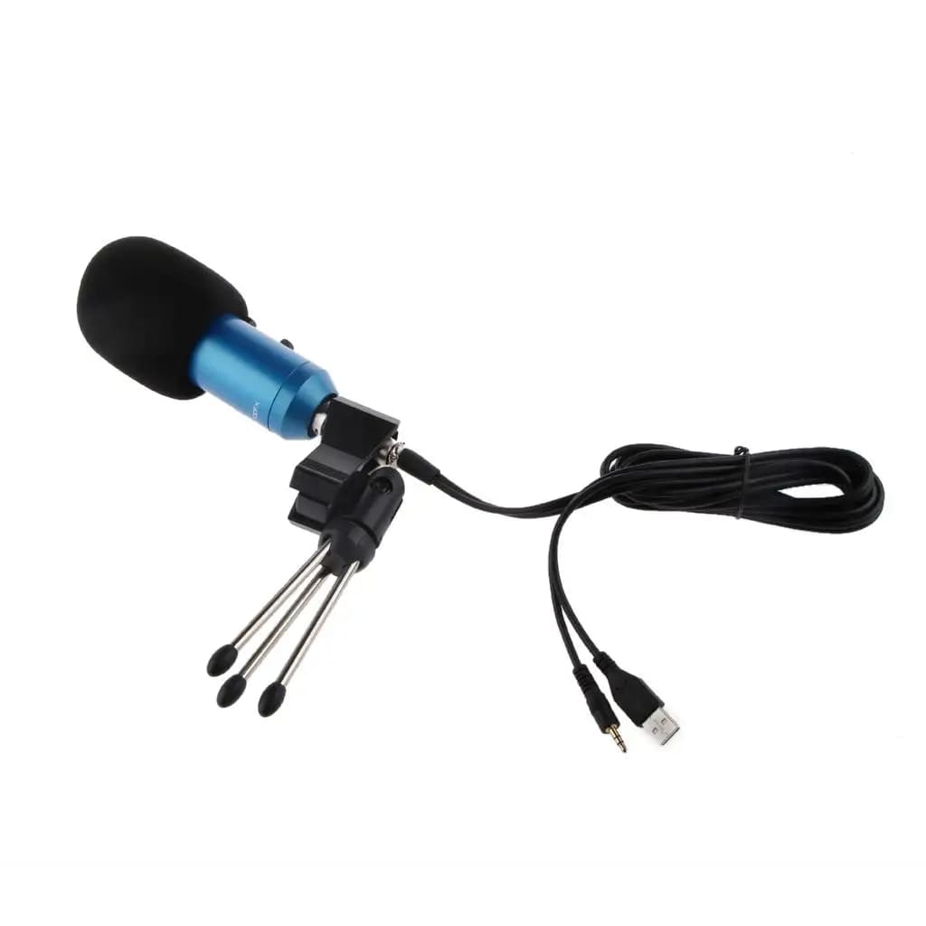 USB Condenser Microphone Professional Wired Studio Mic for PC Gaming Streaming Podcast Recording