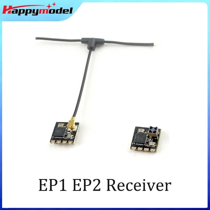Ricevitore Nano a Lungo Raggio HappyModel EP1 EP2 2.4G ELRS per Modulo Trasmettitore ES24TX, per Droni FPV e Aerei RC