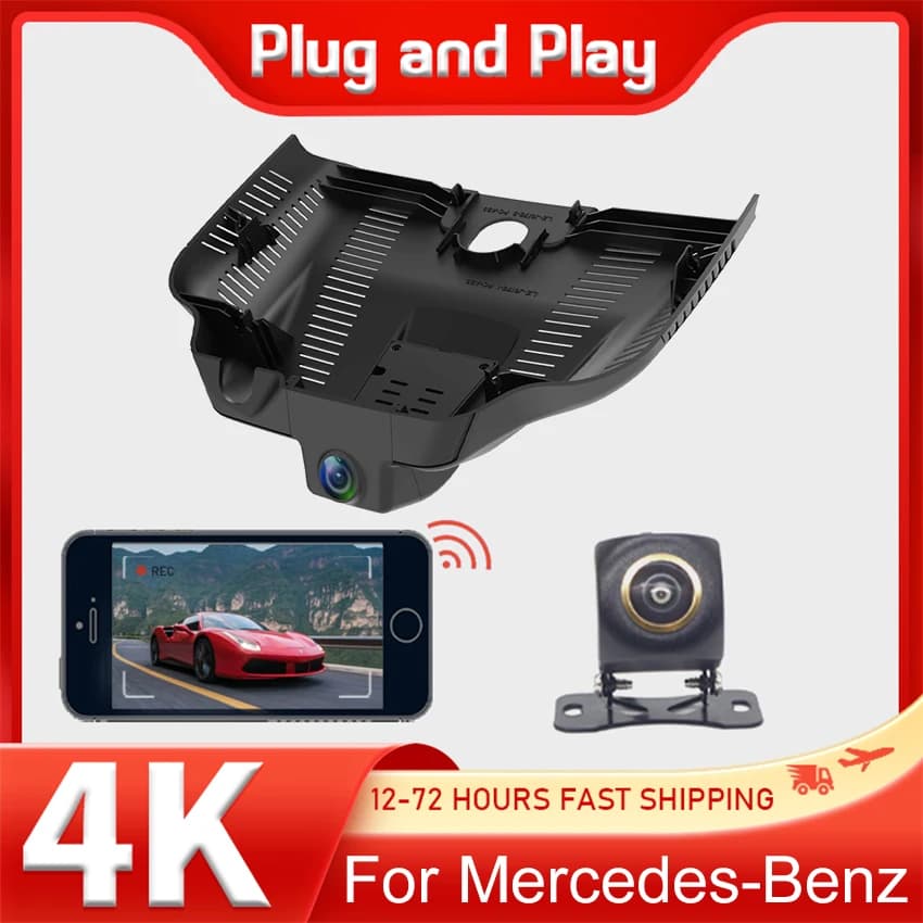 Dashcam for Mercedes-Benz class A w177 A220L 2019 2020 for MB cla 250e 2022 Plug and play Dash Cam for car camera DVR