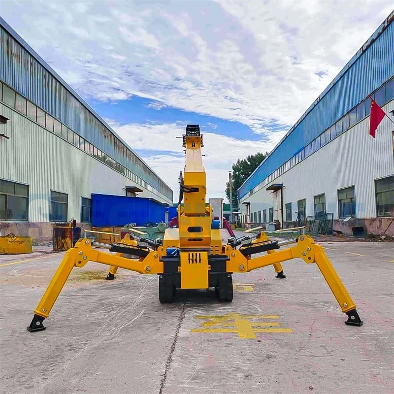 3 Ton 5 Ton 8 Ton Hydraulic Crawler Telescopic Boom Spider Crane Construction Crawler Crane Factory Direct Sales