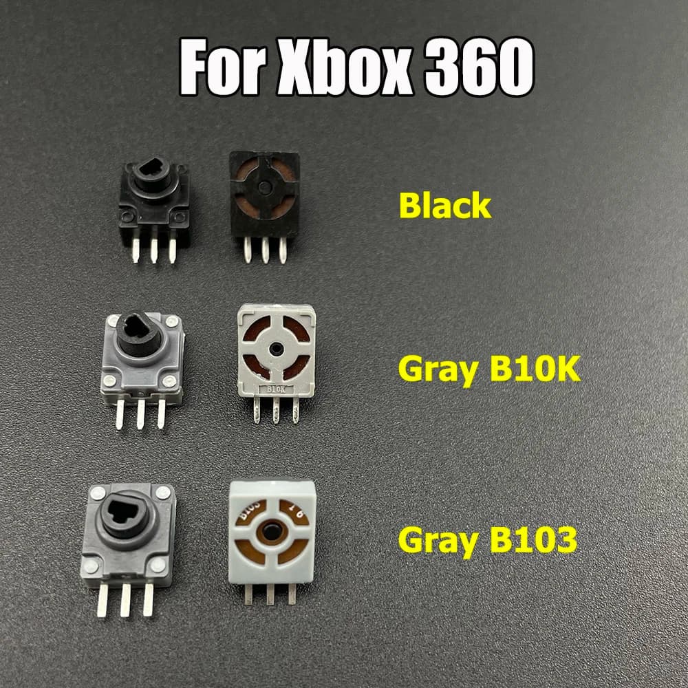10 Pezzi Pulsanti Grilletto LT RT e Potenziometri per Controller Xbox 360 - Ricambi e Accessori per Riparazione