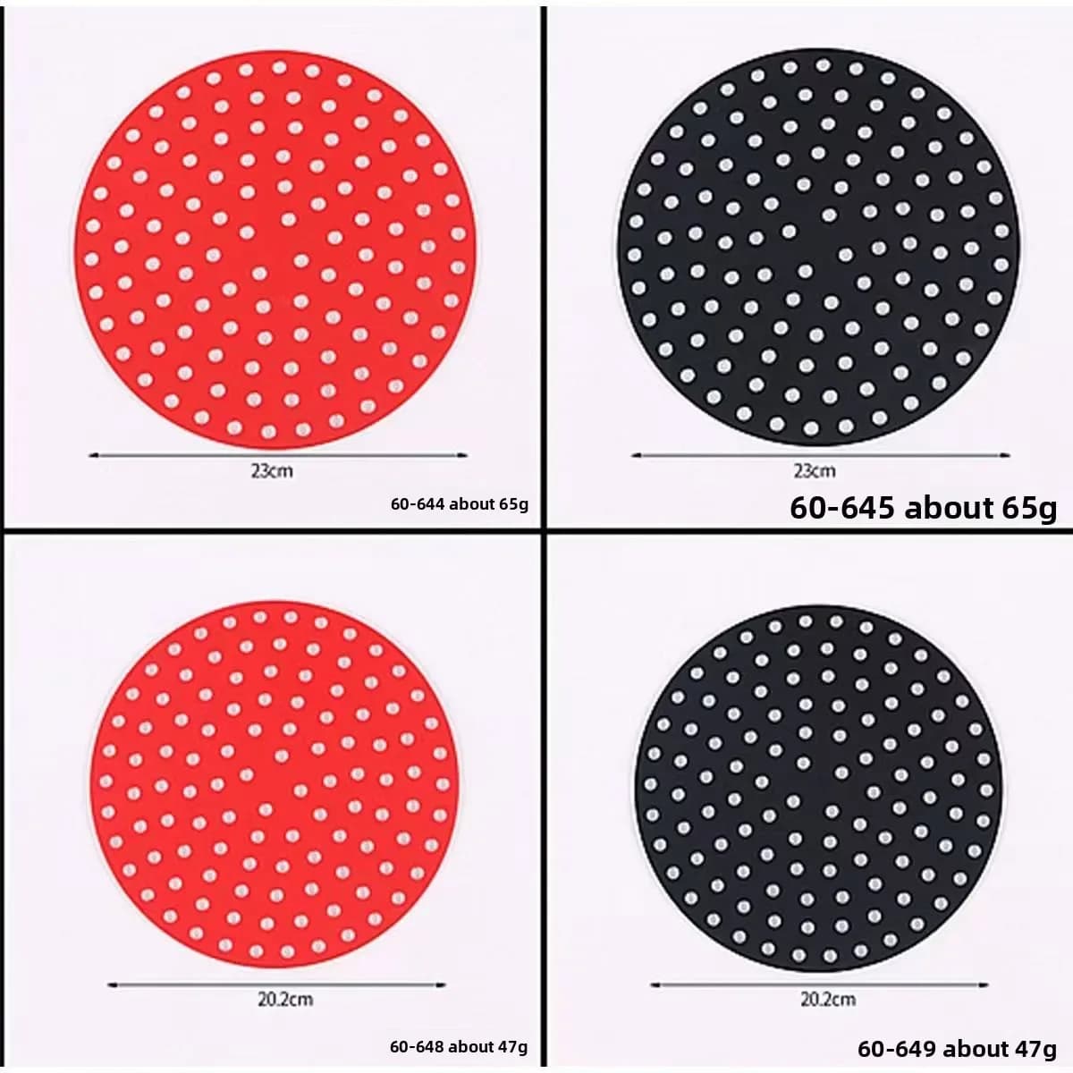 Air Fryer Silicone Liner Mat Reusable Non-Stick Baking Mat Round Square Kitchen Air Fryer Accessories