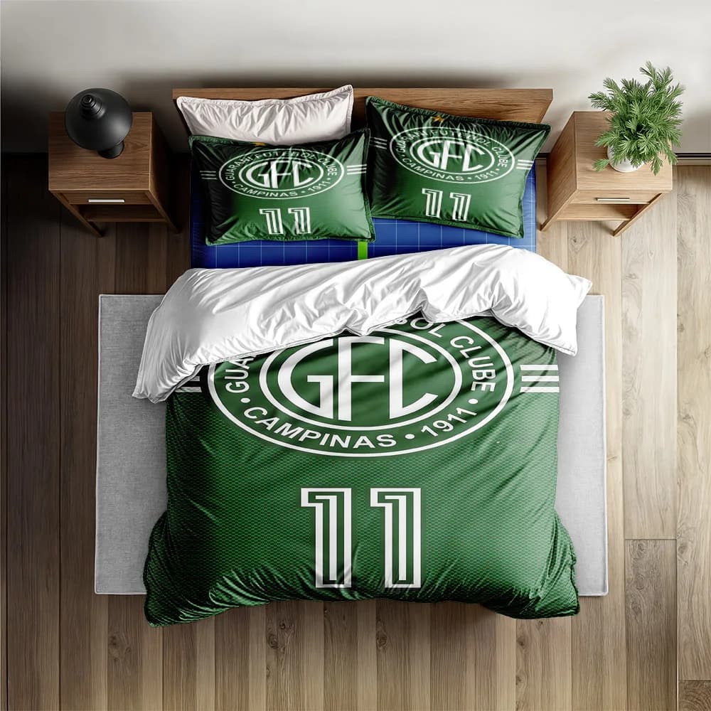 Set copripiumino Guarani Futebol Clube Set biancheria letto king size matrimoniale singolo