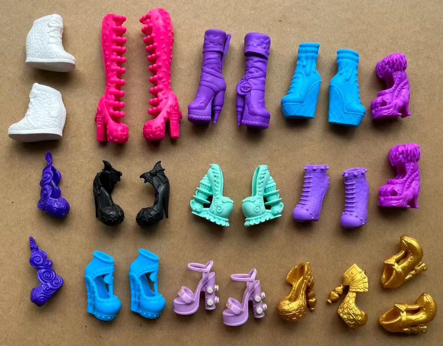 Stivali e Sandali per Bambole Mostro, Decorazioni Originali per Bambole, Accessori di Abbigliamento Personalizzati, Parti Originali per Bambole da Collezione