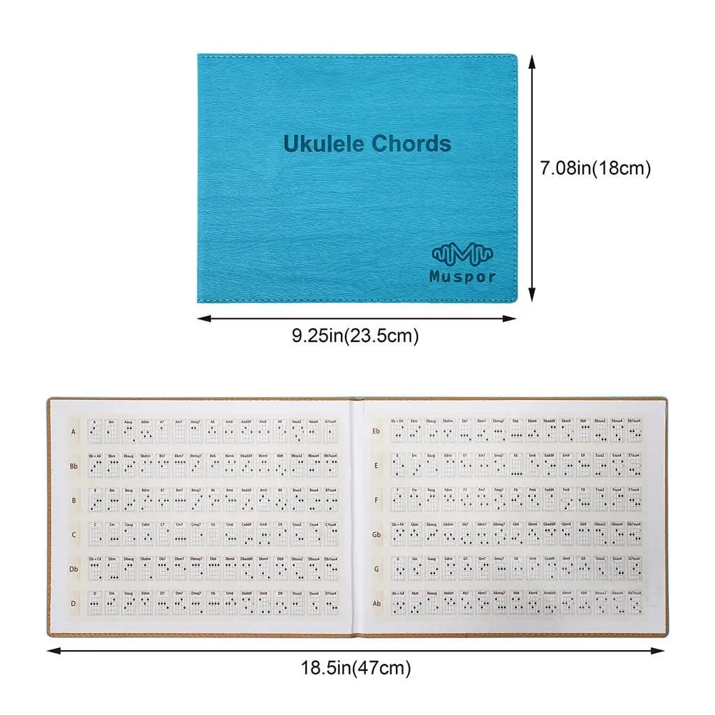 Guida Essenziale per la Pratica degli Accordi Ukulele: Libro di Carte per Accordi su Ukulele