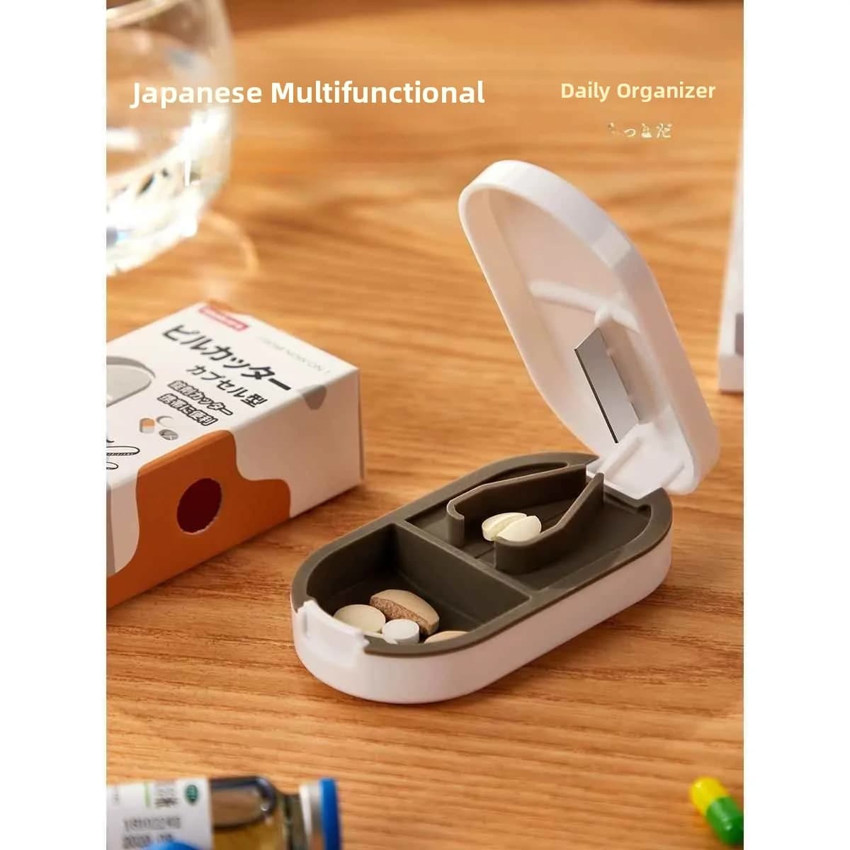 Half Cutter Pill Splitter Tablet Cutter Medicine Partitioner Medication Divider Drug Slicer Pill Breaking Tool Medicine Cutter
