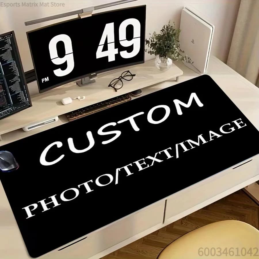 Make Your Own Mouse Pad, Custom Pattern Image Design, Wear-Resistant & Easy to Clean, Computer Desk Pad for Home Daily Use