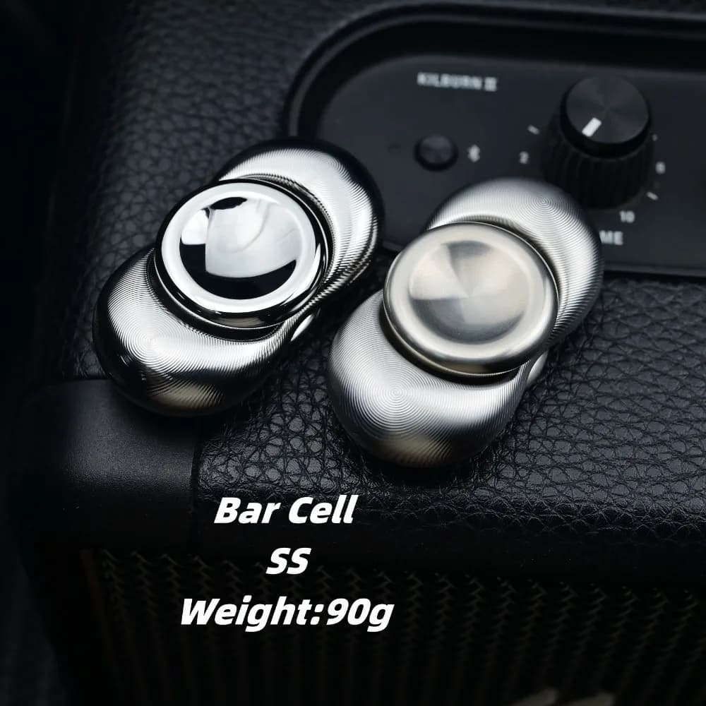 Kinetics Asia Pacifi EDC Cell a due pale Fidget Spinner Giocattolo antistress Giocattolo agitatore in acciaio inossidabile Giocattolo sensoriale per adulti