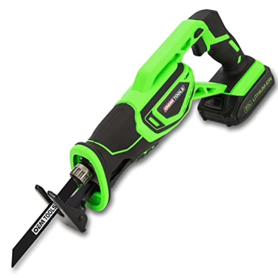 20V Max 24491, 3000 RPM Lithium Ion Battery Saw, with Charger