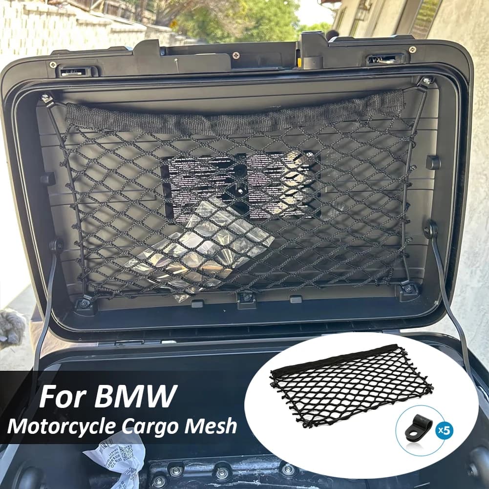 For BMW Motorcycle Cargo Mesh Cargo Organiser Net R1200GS R1250GS F800GS F700GS F650GS Trunk Luggage Storage Vario Case