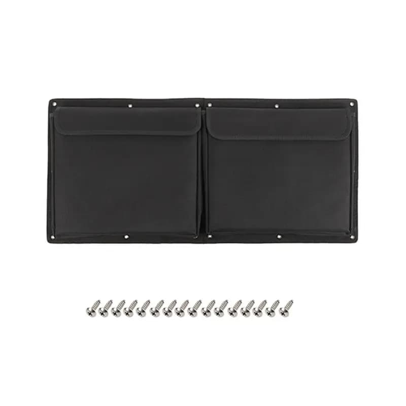 Borsa portaoggetti per portellone posteriore Jeep Wrangler JK JL 2007-2023, kit attrezzi, organizer per bagagliaio, accessori auto, nero
