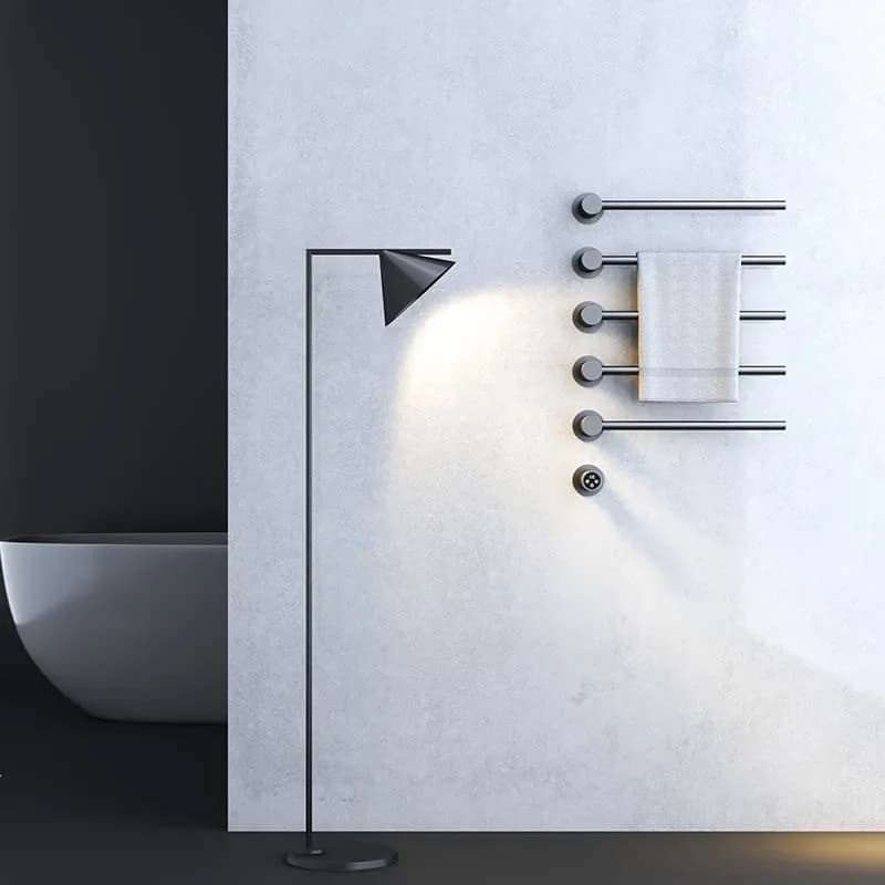 Electric Towel Rack Carbon Fiber Heating Bar Intelligent Temperature Control Concealed Bathroom Warmer for Bath Towels Dryer