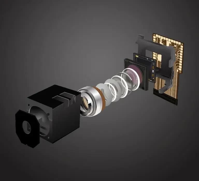 Flexible webcam binocular 3040 * 1520 mobile 2MP 1080P without distortion Dual lens USB camera module for 3D VR facial recognition