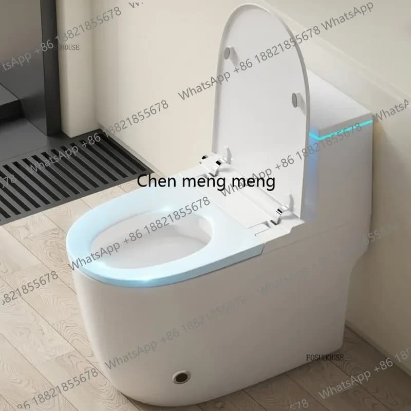 Smart Toilet for Home Bathroom, Ceramic, with Siphon, Semi-intelligent, Without Water Pressure Limits, Without Electric Connection x