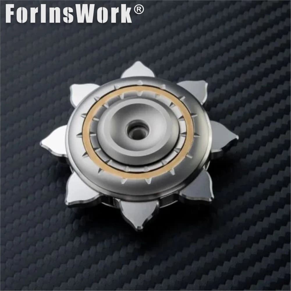DJGEDC Lotus Gyro Accessori per armature aperte Fidget Spinner Gadget EDC in metallo Gadget Fidget per adulti