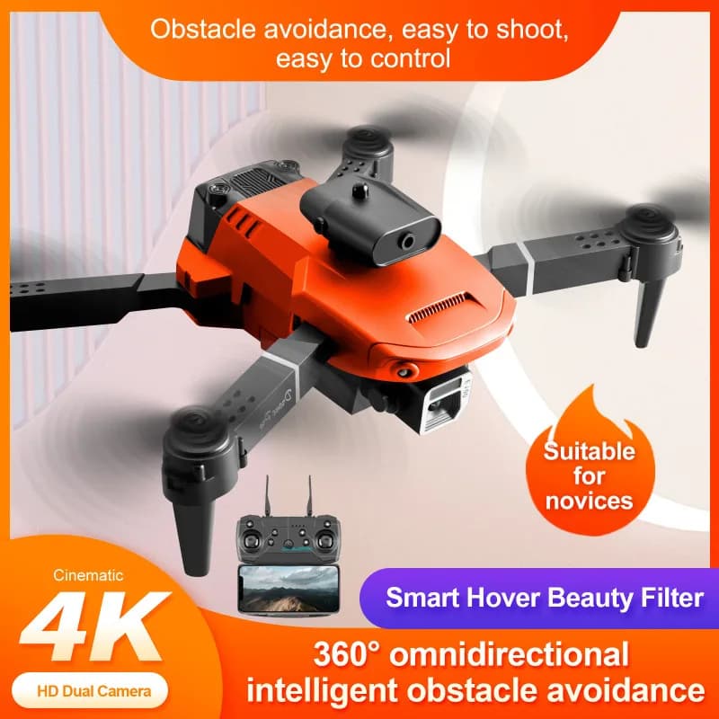 MINI Drone 4K Professionale HD Doppia Fotocamera WIFI FPV Quadcopter 360 ° Regalo per ragazzo drone per elicottero RC pieghevole per evitare ostacoli intelligenti