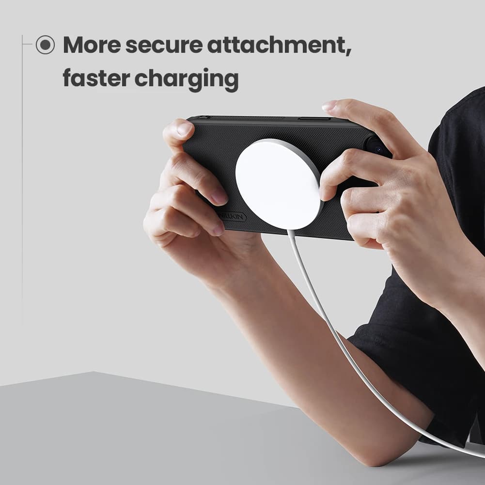 Nillkin per iPhone 17e - Custodia Magnetica Super Frosted Shield Pro Magsafe in PC Rigido con Protezione Completa a 360°