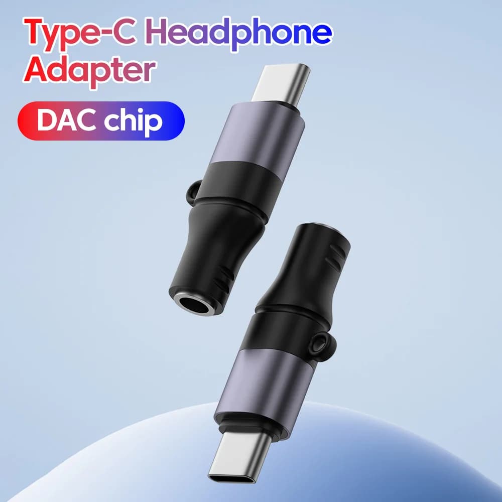 Mini Type C To 3.5mm Jack Headphones AUX Audio Adapter For IPhone15/16/17 Samsung Huawei Xiaomi Digital DAC Decoder Converter