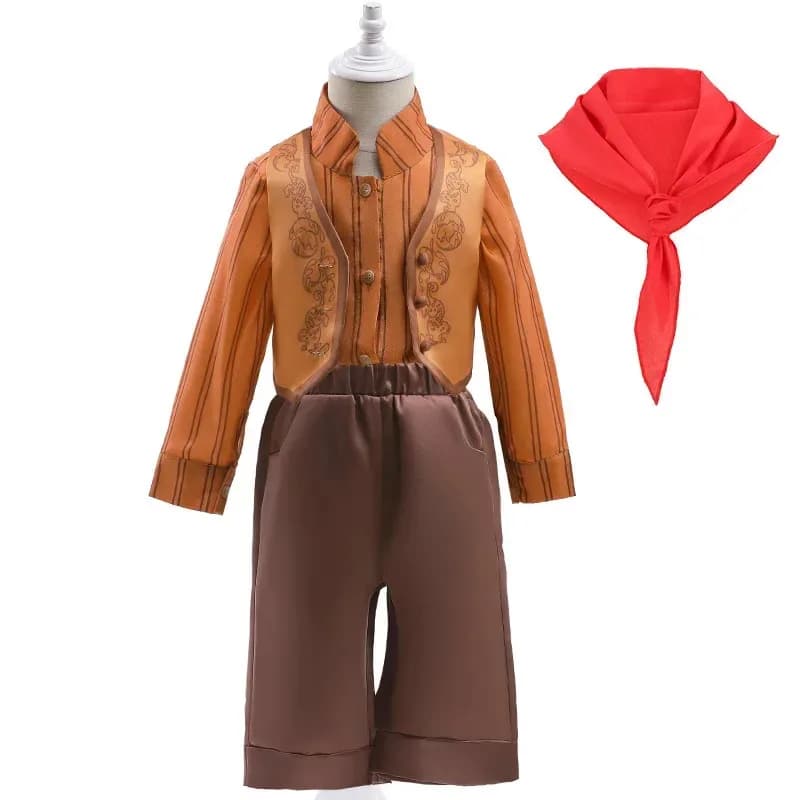 2024 Encanto Costume Padre Madre e Bambini Halloween Bambini Bruno Camilo Cosplay Fascino Abbigliamento Set6;d'3,h'7.b;