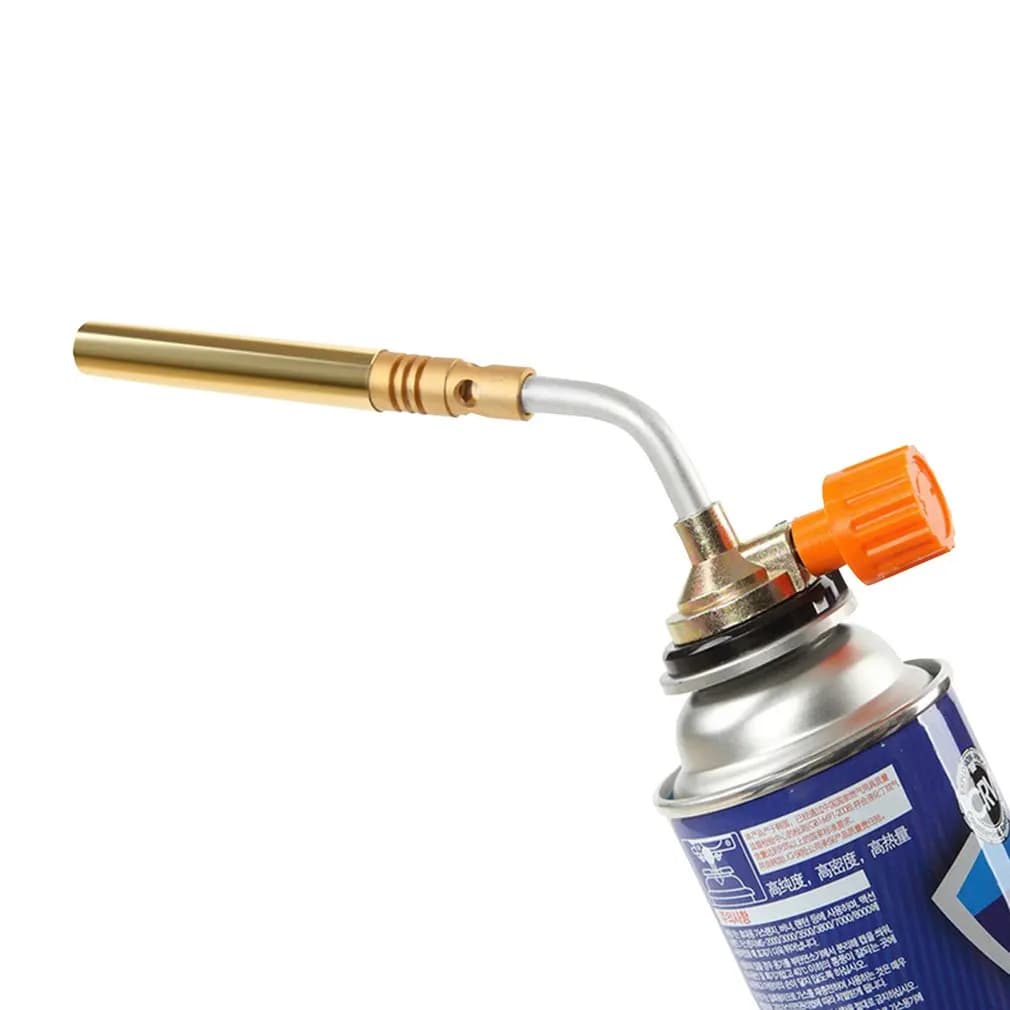 Butane Burner Welding Gas Torch Flame Gun Lance Flame for Brazing Outdoor Camping BBQ Portable Welding Heat Gun