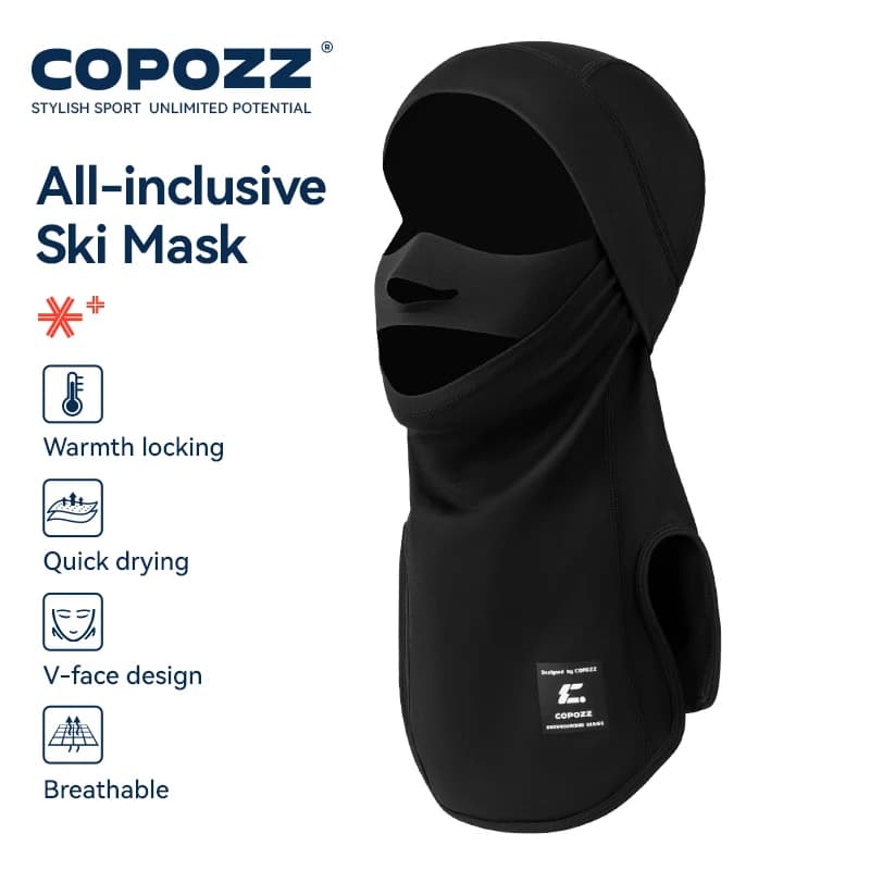 Men's COPOZZ Women's Nasal Protection Spring Cycling Bicycle Copricapo Berretto Ski Bicycle Bandana Sports Scarf Face mask Helmet Bandane