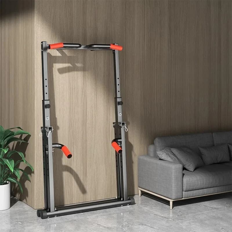 Horizontal bar for indoors, without punching, fitness equipment, floor folding parallel bars