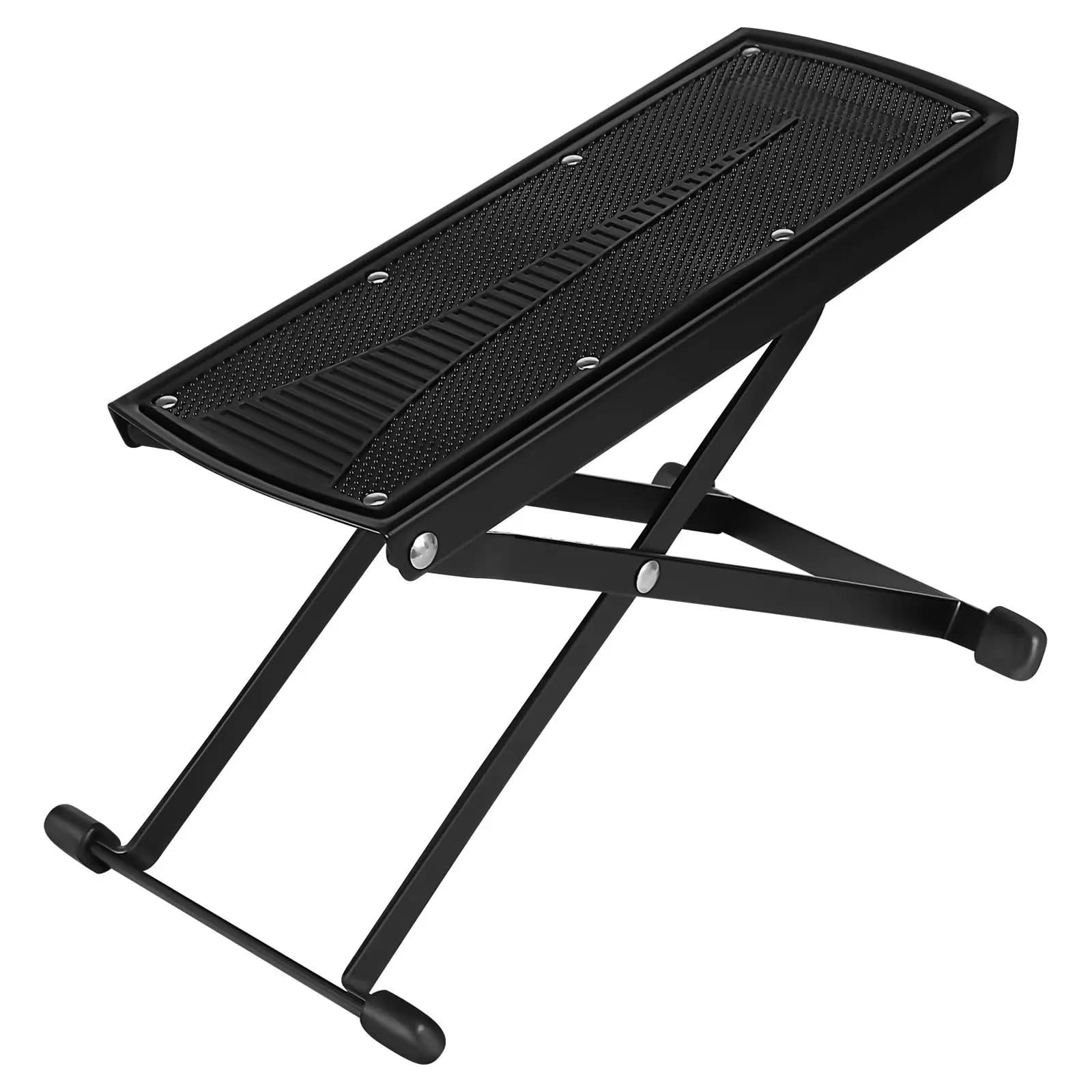 Sgabello Pieghevole Portatile per Chitarra, Supporto per Piedi Regolabile in Altezza e Antiscivolo, Accessorio per Performance e Pratica