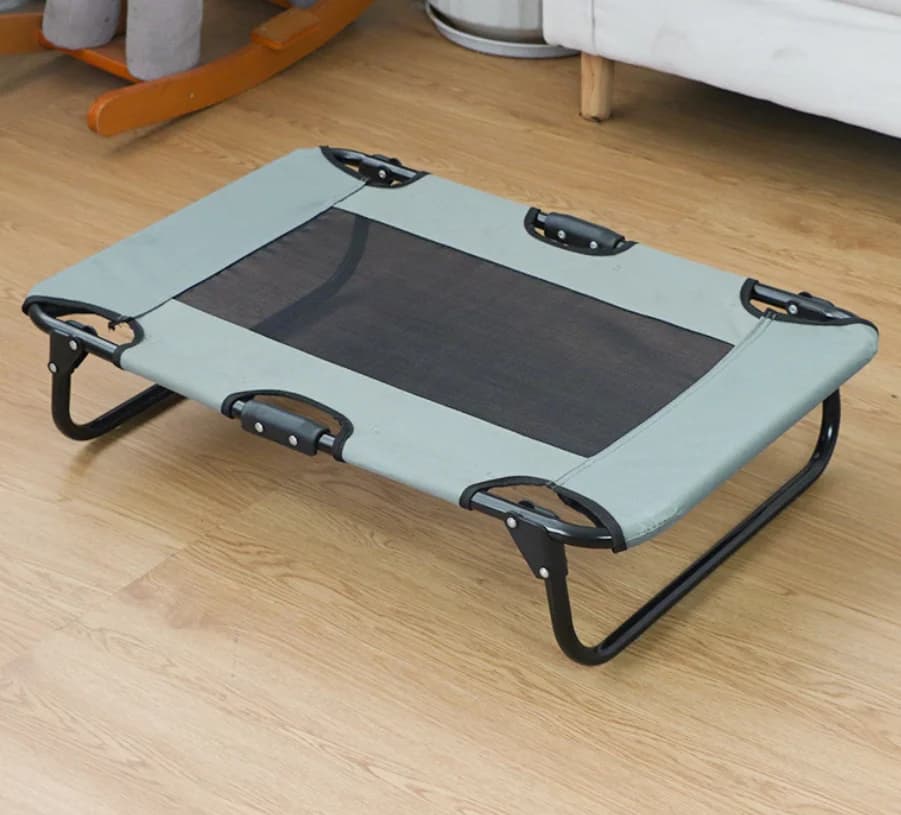 Cuccia Pieghevole Rialzata per Cani, Letto Traspirante in Rete Portatile Rimovibile e Lavabile, Cuccia da Campeggio per Animali Domestici, Cuccia da Viaggio