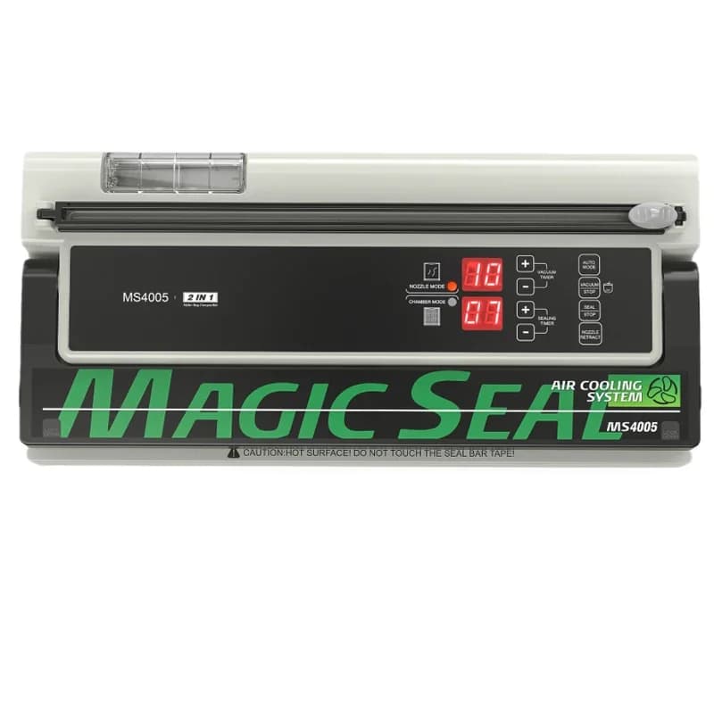 Confezionatrice per alimenti da cucina con doppia pompa per sigillatrice sottovuoto da 40 cm, compatibile con contenitori per liquidi in Mylar liscio, sacchetti lisci