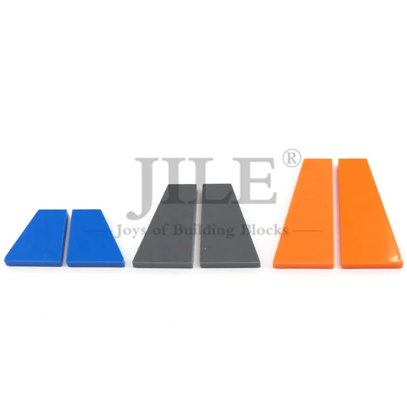 10 set di mattoncini MOC per costruzioni, piastre modificate 4x2 3x2 2x2, cuneo sinistro e destro 7828 7829, piastre creative lisce per giocattoli assemblabili