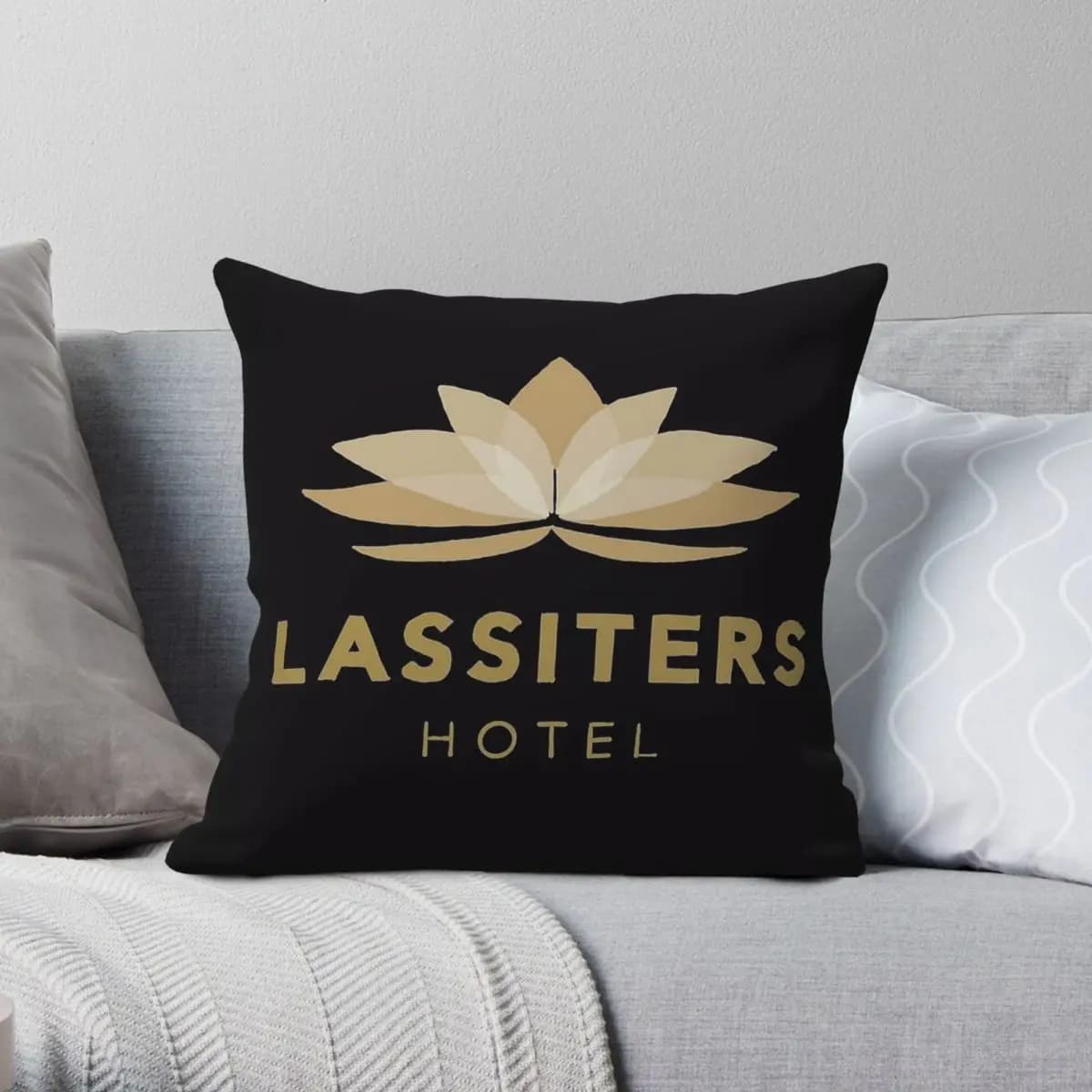 Vicini Lassiters Hotel Federa quadrata Poliestere Lino Velluto Modello Zip Decorativo Divano Posti Fodera per Cuscino 45x45