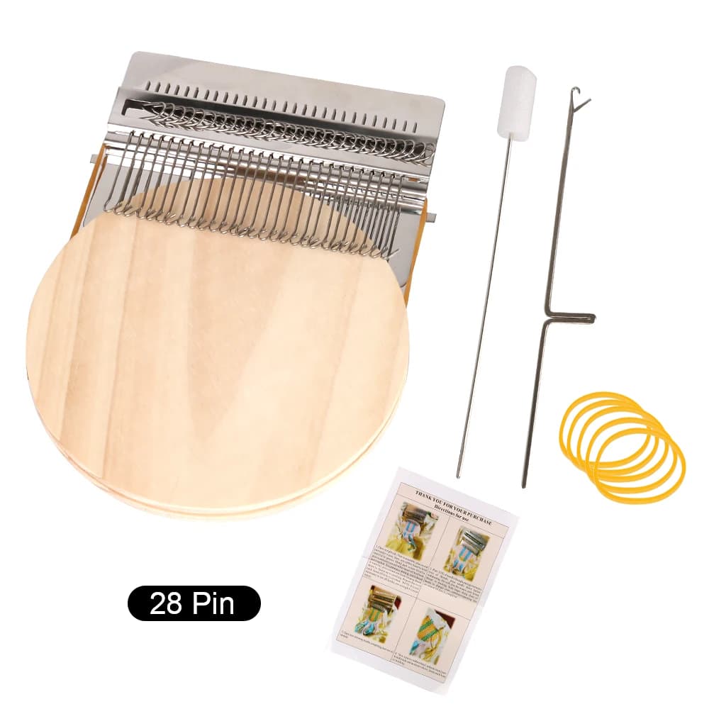 Hand Tapestry Wood Loom Weaving Frame Darning Machine For Mending Clothes and Jeans Knitting Tools Small Loom Small Frame