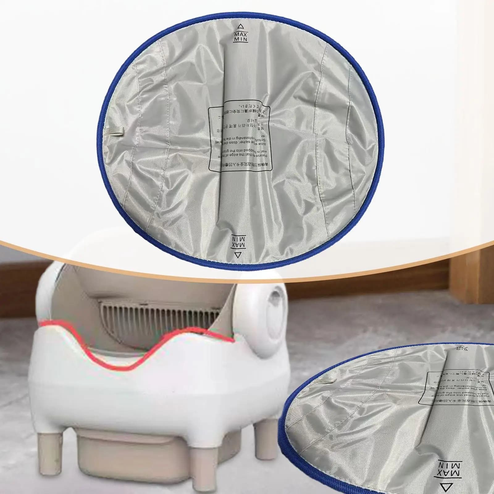 Lettiera per Gatti Autopulente Automatica, Facile Installazione per Mini, Accessori Intelligenti Rinforzati per Toilette per Gatti